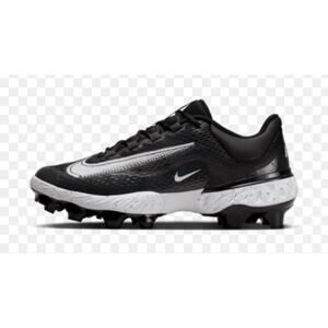 Nike Alpha Huarache Elite 4 Low Black Baseball Cleats FD6221-001 Size 10.5